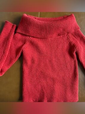 art class NWT Size 8 Girls Red Ribbed Off-Shoulder Knit Sweater